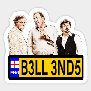 Top Gear/Grand Tour - The Boys - BELLENDS Sticker